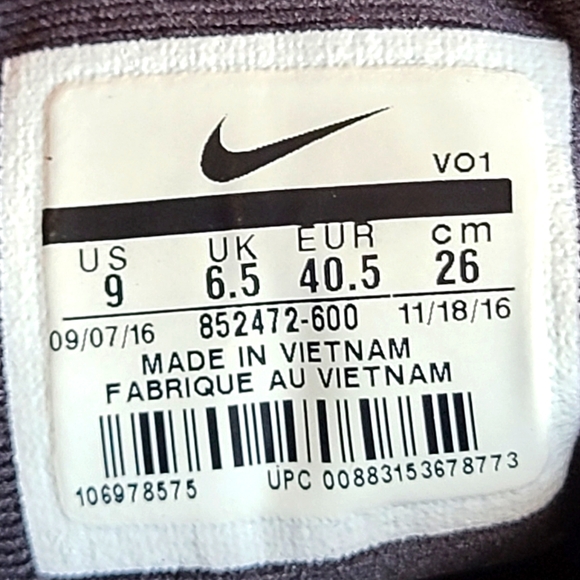 Nike Zoom Condition Tr Running Trainers 852472 women size 9 - Picture 11 of 11